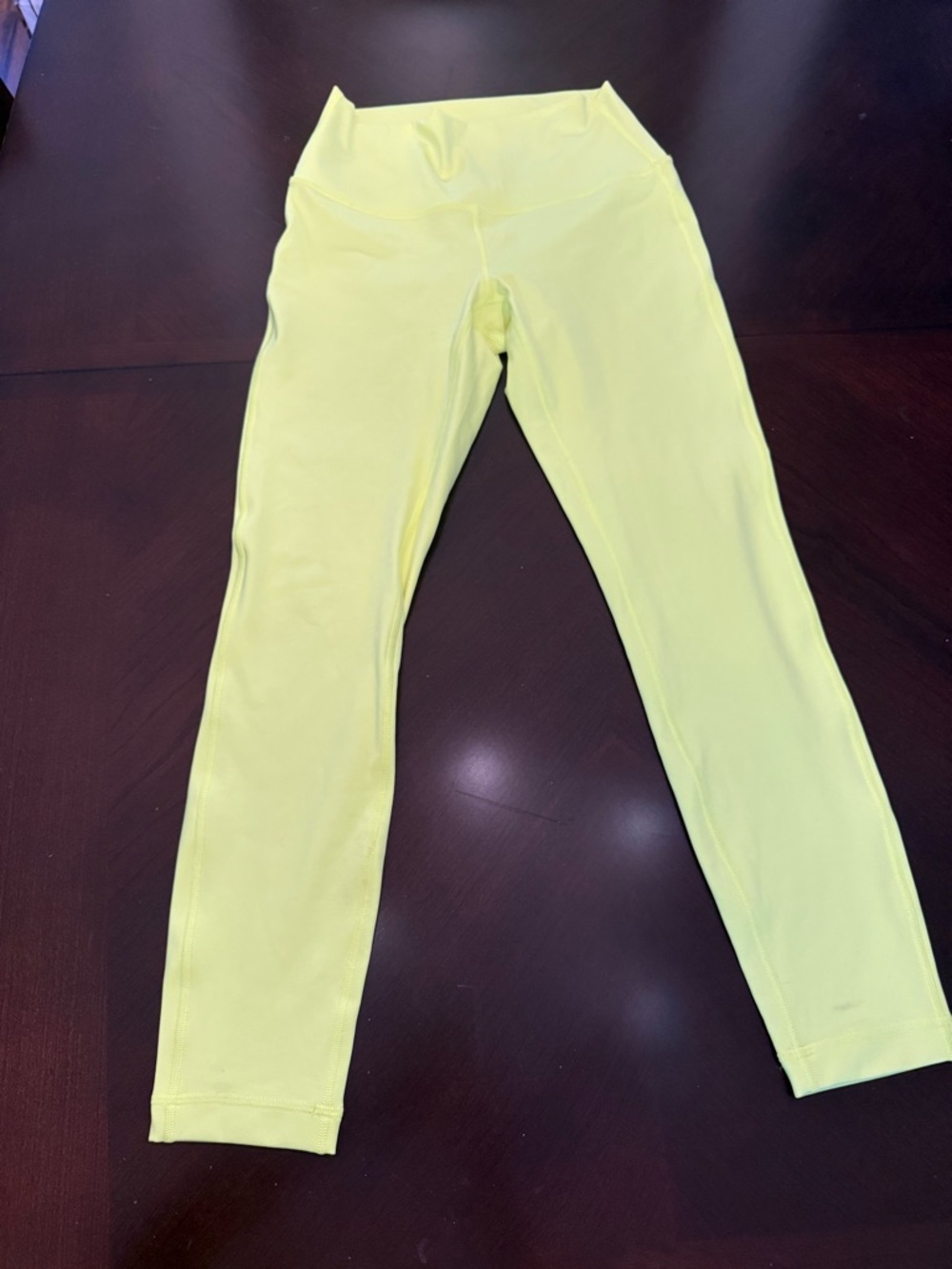 lululemon athletica Neon Yellow Woman Leggings